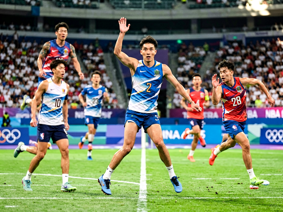 综合体育：多种体育运动项目并存的综合赛事画面